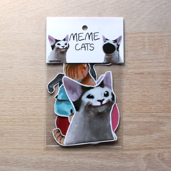 meme cat stickers