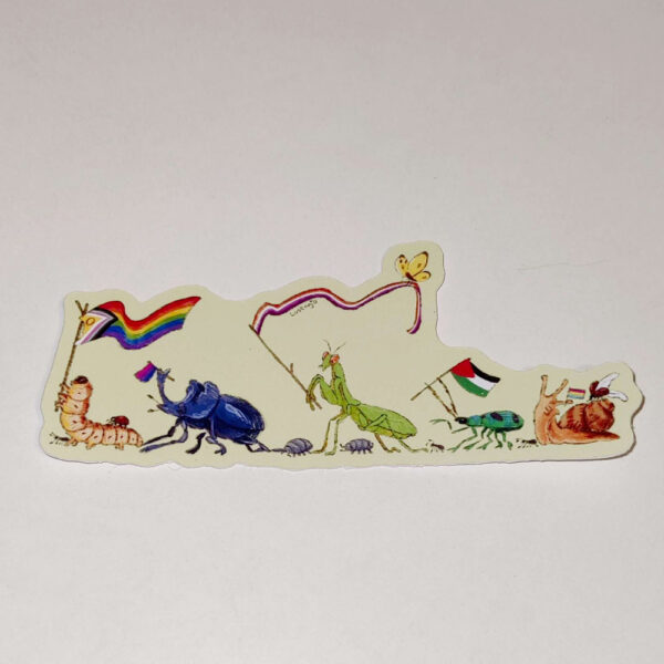 Bug Pride Parade sticker