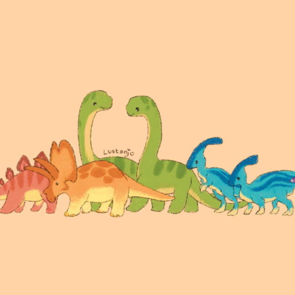 Dino Parade Sticker