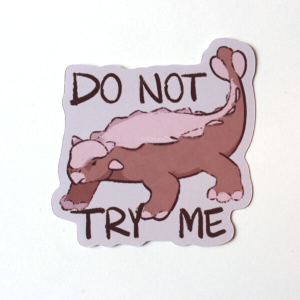 Ankylosaurus sticker